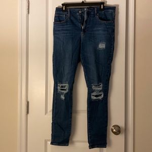 Levi’s for Target 721 high rise skinny distressed jeans